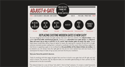 Desktop Screenshot of adjust-a-gate.com